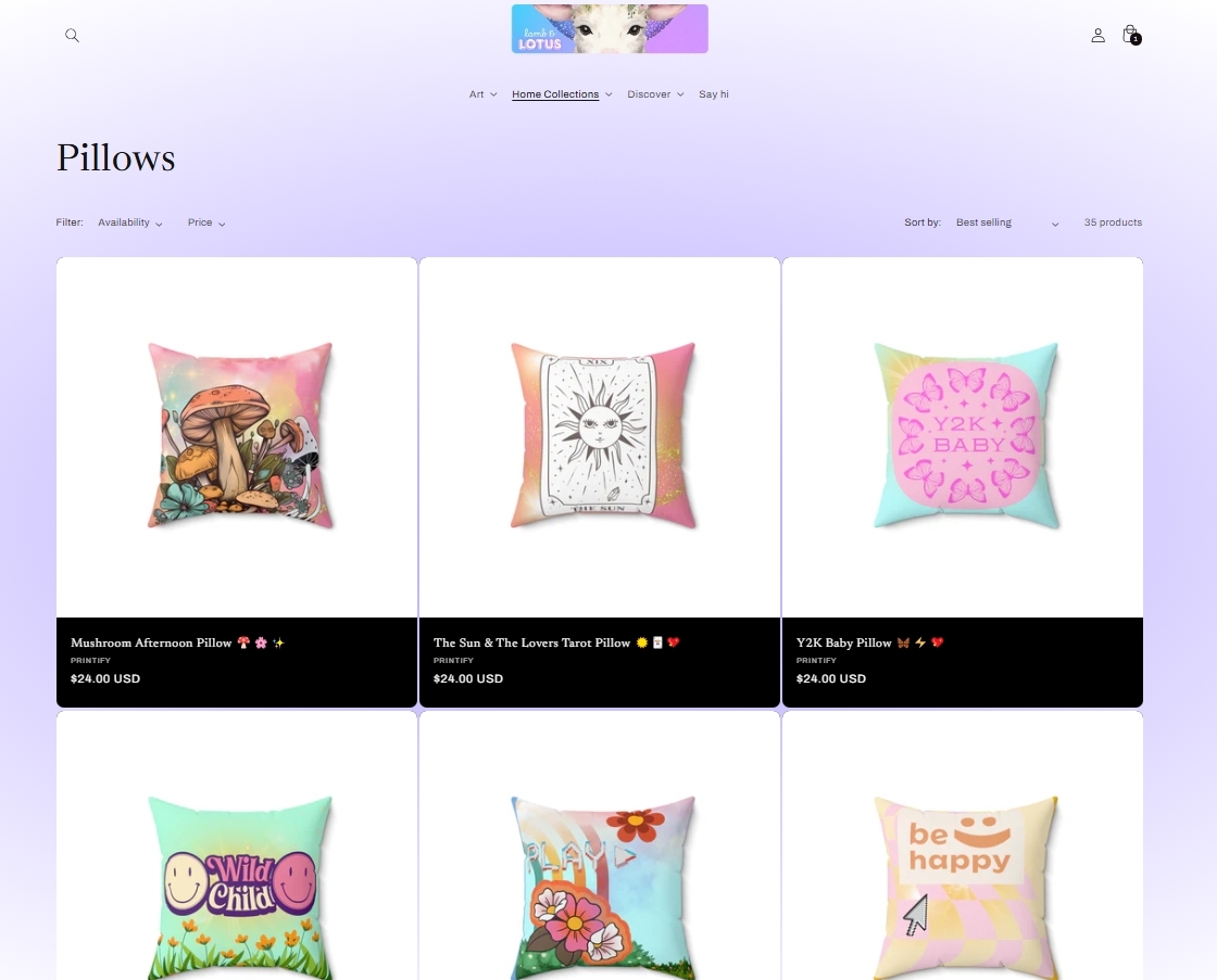 LambAndLotus eCommerce